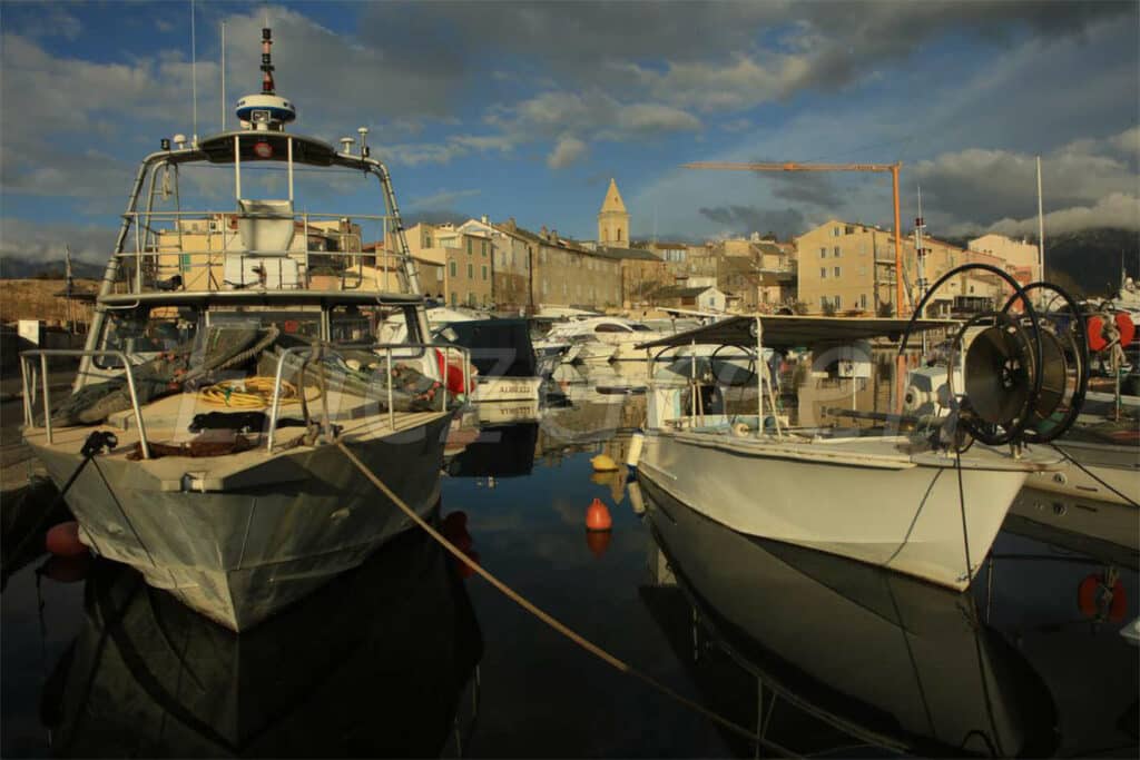 Bateaux de pêche port de Saint-Florent Corse